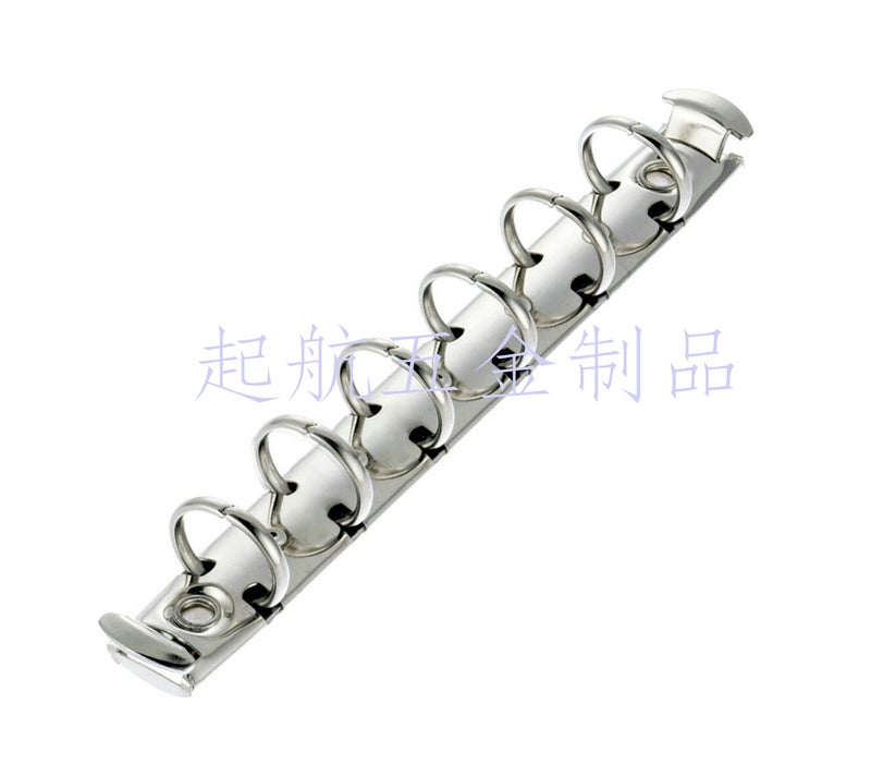 2 Holes 3 Holes 4 Holes 6 Holes 9 Holes 20 Holes 26 Holes 30 Holes Metal Binding Clip A4A6B5B7 Binder Plastic Clip - Image 1